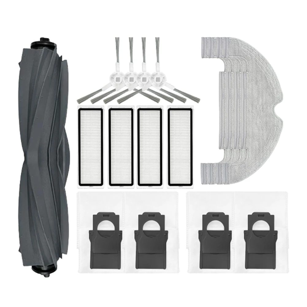 Аксессуары ABLS для Dreame D10 Plus Gen2, сменная основная боковая щетка HEPA-фильтр, накладка для швабры, мешки для пыли, запасные части, аксессуары