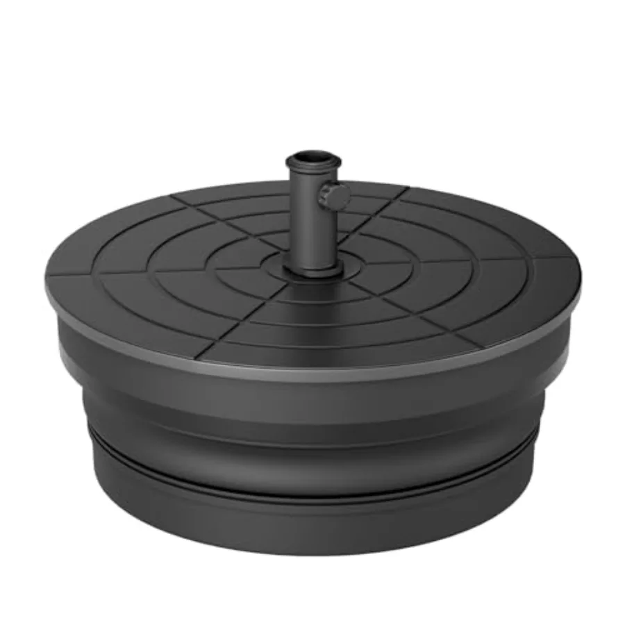 

Основание для уличного зонта 110 фунтов, складное, утяжеленное, из HDPE, подходит для зонтов с диаметром стойки 1.26''-1.89''