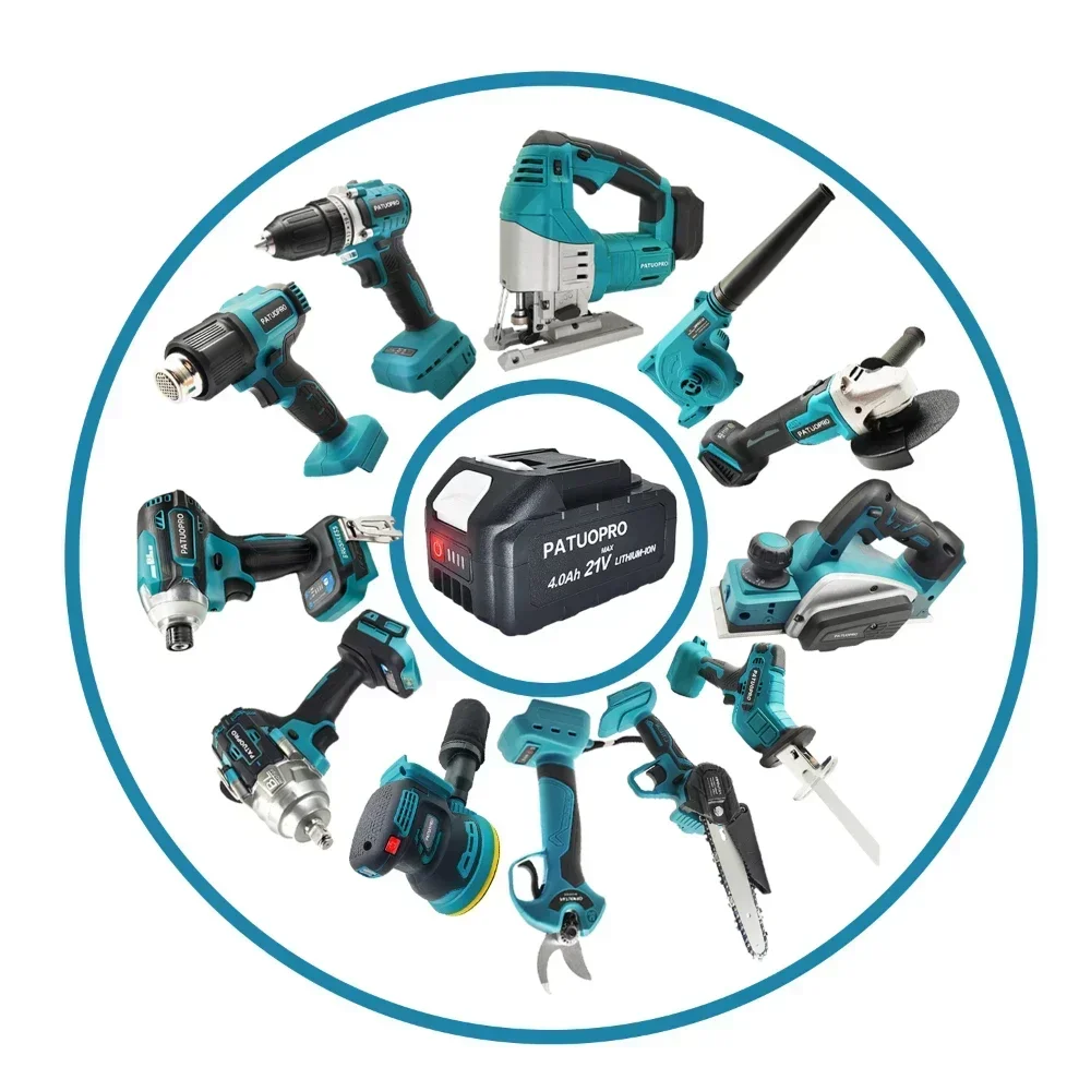 18–21 V wiederaufladbare Lithium-Batterie 2,0 4,0 6,0 8,0 Ah, passend für Makita 18 V Elektroschrauber, Säge, Bohrer, Schleifer, Schraubendreher, Elektrowerkzeuge