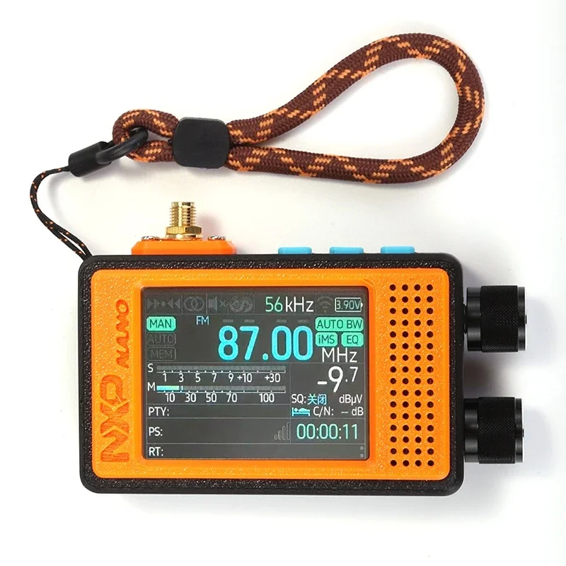 Mini Pocket TEF6686  NXP-NANO Multiband Radio ESP32 Main Control 2.4-inch IPS Touch Screen