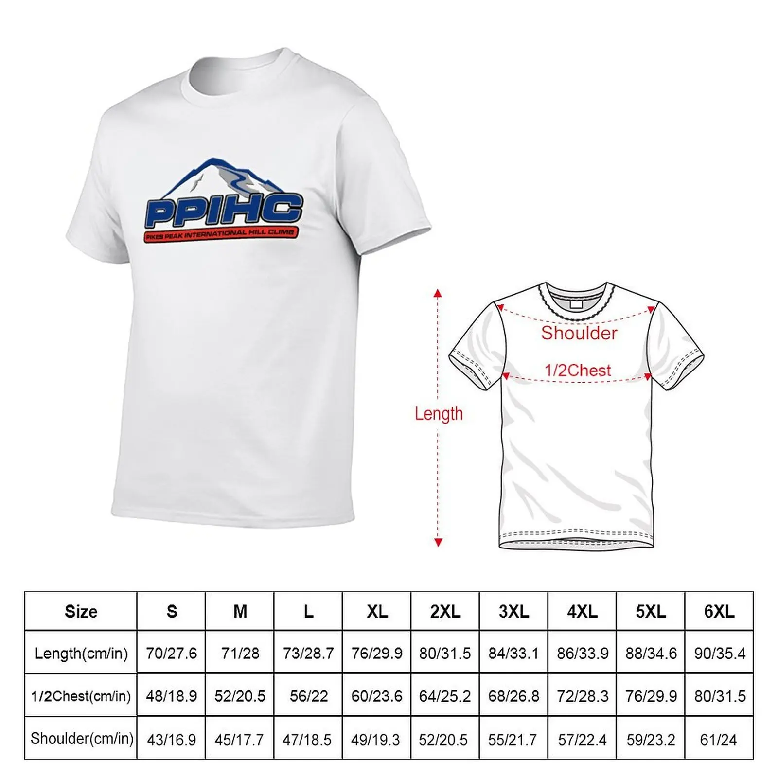 Pikes Peak International Hill Climb (race to the clouds) T-Shirt custom shirt anime t shirts for men