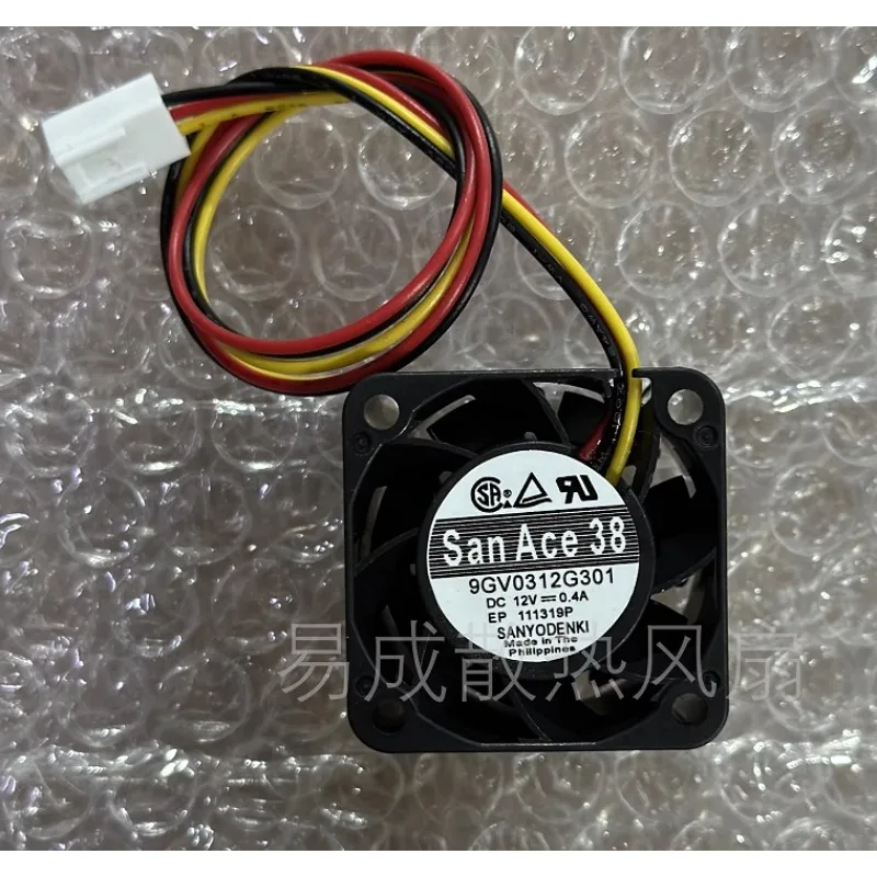 New Cooler Fan for SANYO San Ace 38 9GV0312G301 3828 12V 0.4A 4CM Cooling Fan
