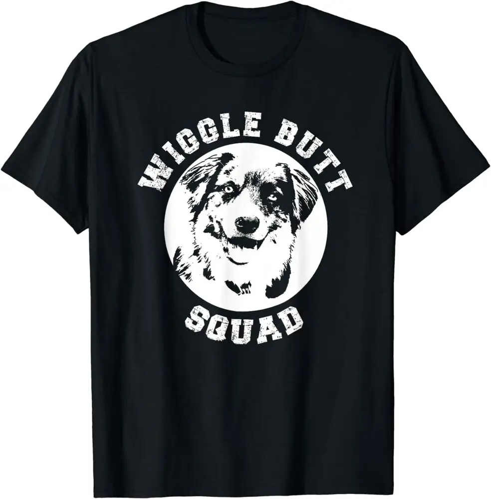 

Funny Australian Shepherd Wiggle Butt Squad for Aussie Mom T-Shirt