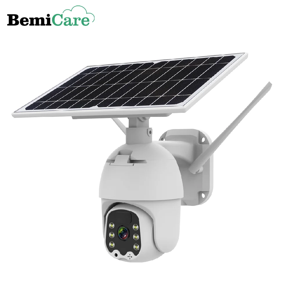 

Solar Dome Camera 3MP PTZ Wireless Camera Smart IP CCTV Video Surveillance 4G Outdoor Solar Cell HD Surveillance Camera