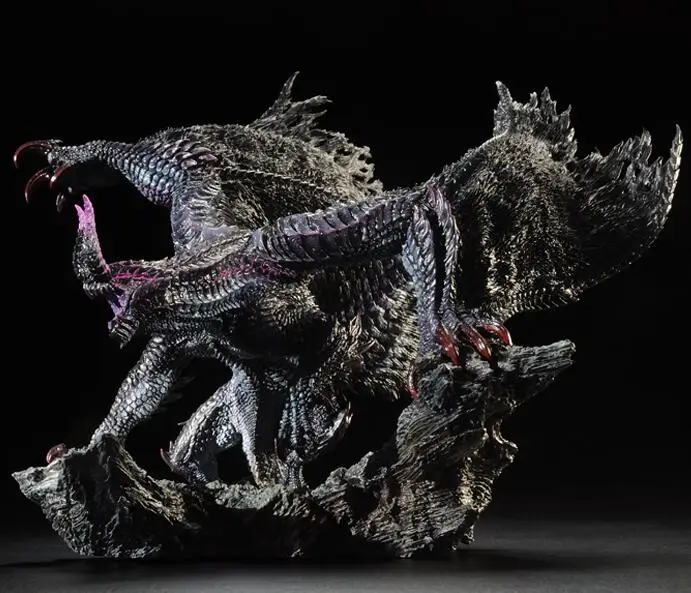 Statue Black Erosion Dragon Monster Hunter Cfb Authentic Handmade Model Peripheral Gifts Home Decroation In Stock