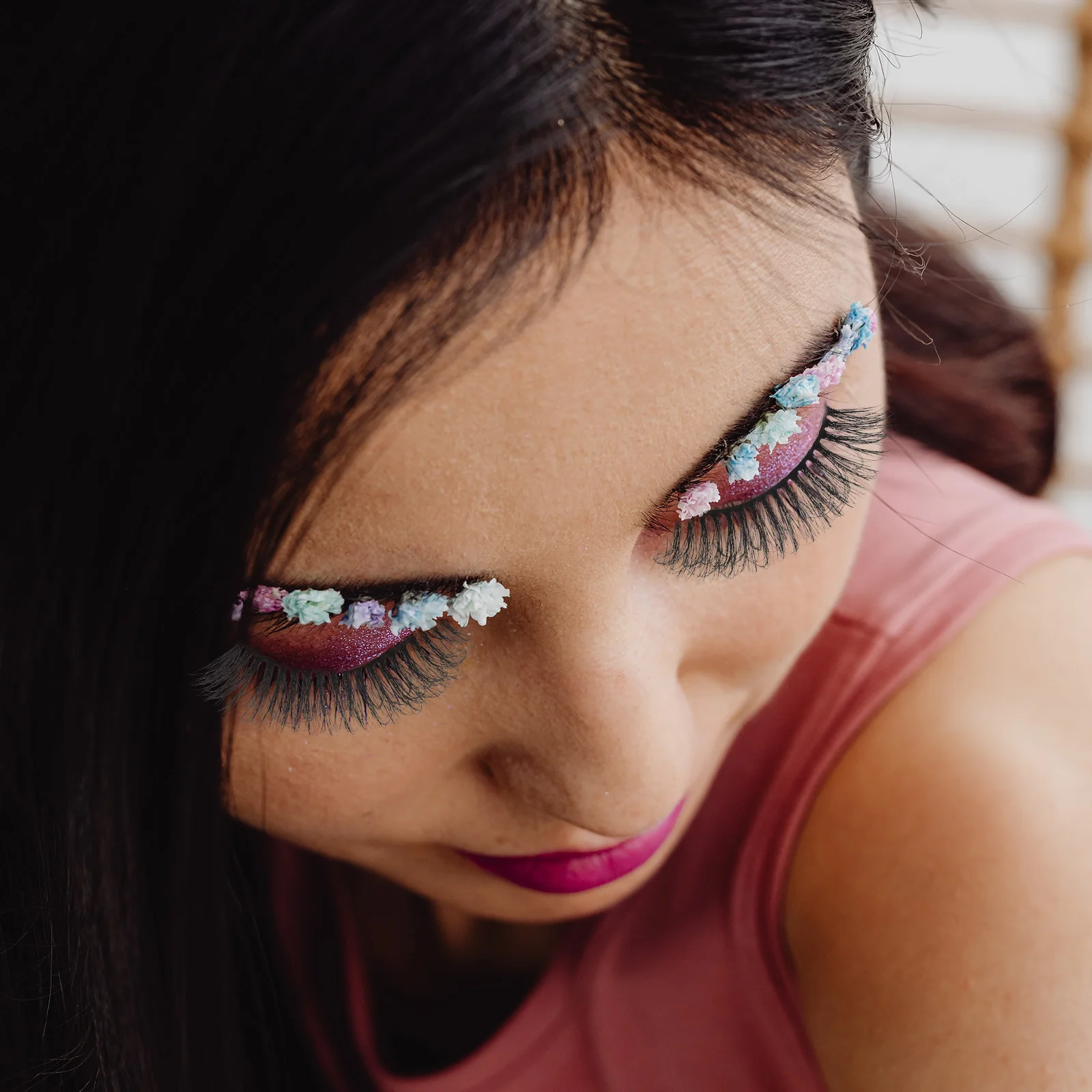 10Pairs Professional Fake Lashes Pack Natural Eyelashes Makeup Tools Curved Eyelid Dating Night Vacation Balls