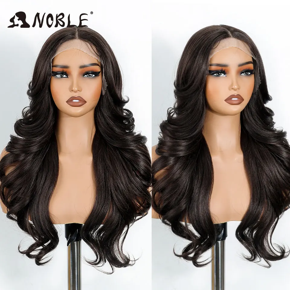 نوبل شعر مستعار الاصطناعية الدانتيل الجبهة الباروكات للنساء الباروكات الجسم موجة الدانتيل الجبهة براون باروكات شقراء 24 بوصة تأثيري الدانتيل الجبهة شعر مستعار أسود