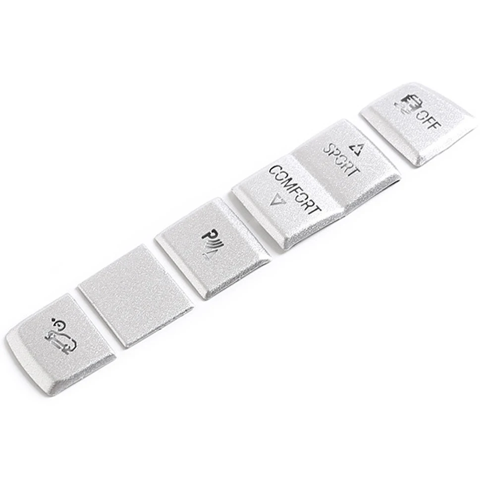Car Silver Driving Mode Button Sticker Trim For BMW FOR X5 X6 F15 F16 2014-2018 LHD Interior Accessories