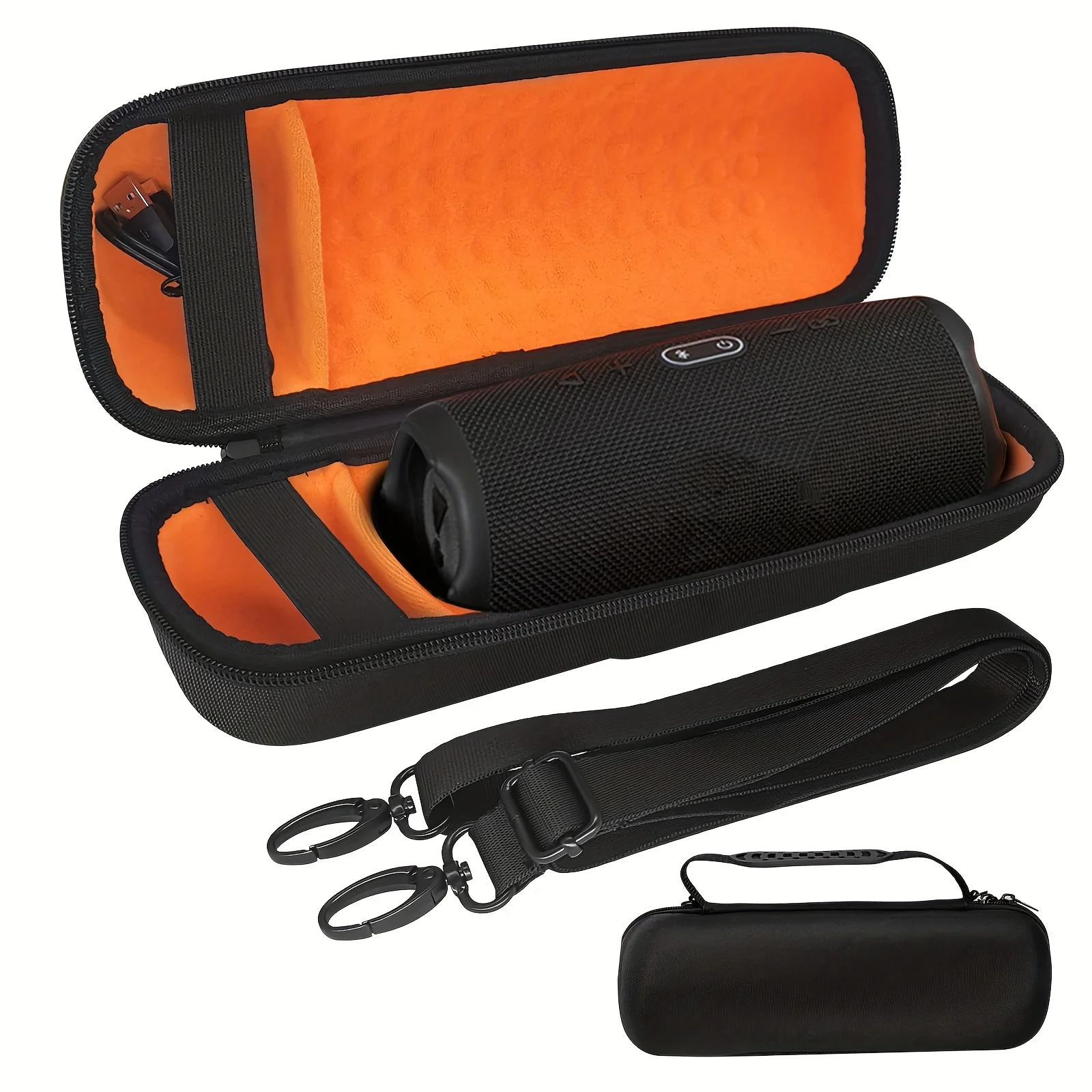 Carrying Case for JBL Charge 5, EVA Hard Shell Protective Storage Bag Travel Carrying Case for JBL Charge 5 Bluetooth Speaker