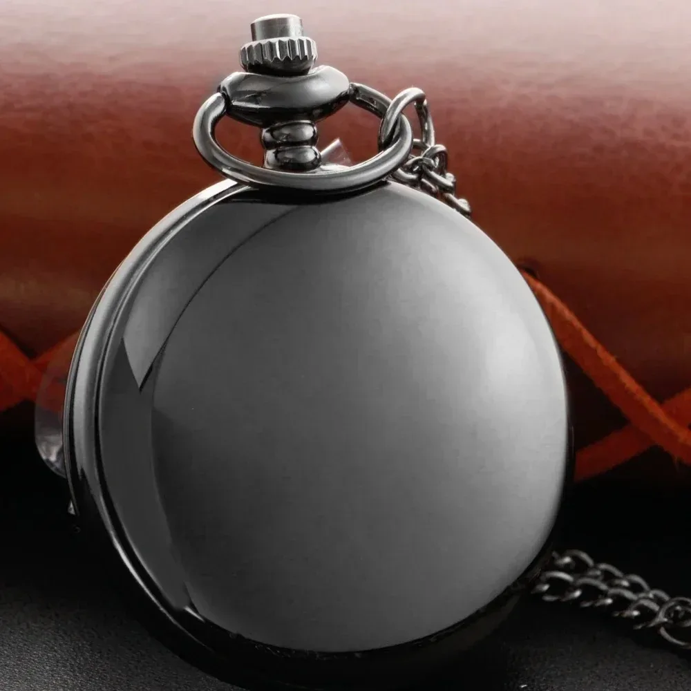 클래식 밝은 검은 색 야생 Direwolf 헤드 오른쪽 아랍어 디지털 석영 주머니 시계 목걸이 펜던트 시계 체인 남성 여성 선물