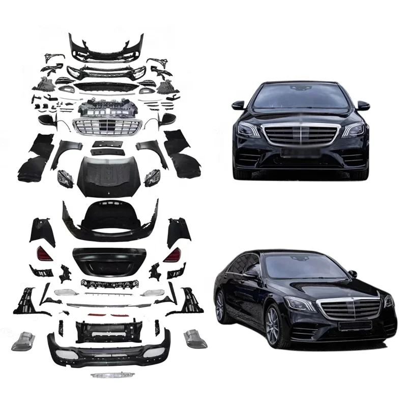 2006-2013Y S-Klasse W221 Upgrade Auf W222 2018-2020Y S450 Sport Style Body Kit W221 Altes Bis Neues Autozubehör Autoteile