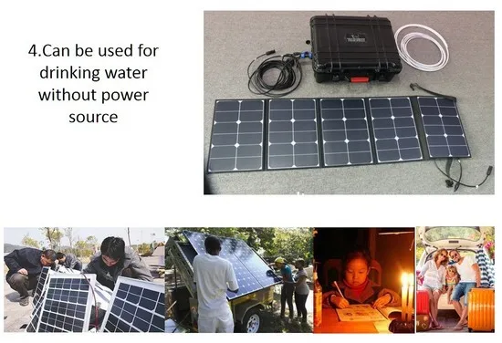 Solar Suitcase portable outdoor water filters other camping & hiking products