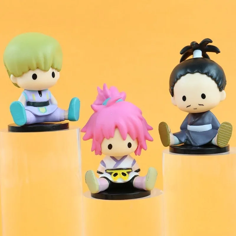 6pcs Hunter X Hunter Shizuku Bean Eye ของเล่นเด็กอุปกรณ์เสริมอะนิเมะ Phantom ทัวร์ห้องนอนเดสก์ท็อปรถอุปกรณ์เสริมของเล่น Series