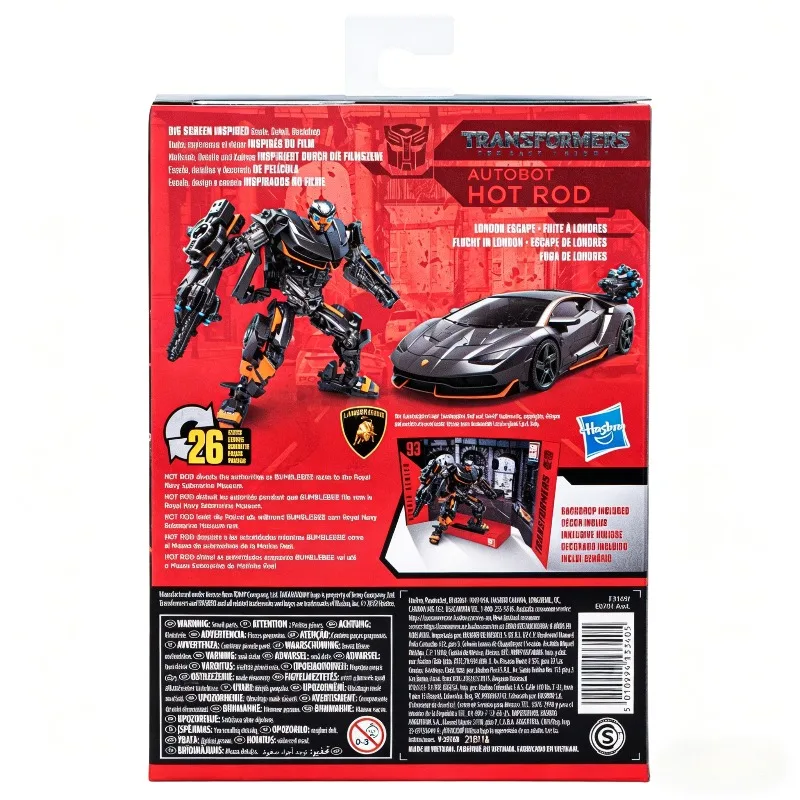 In Stock Hasbro Transformers Classic Movie D-Class Hot Rod Robot Action Figure, Exquisite Collectible Model, Birthday Gift - view 4