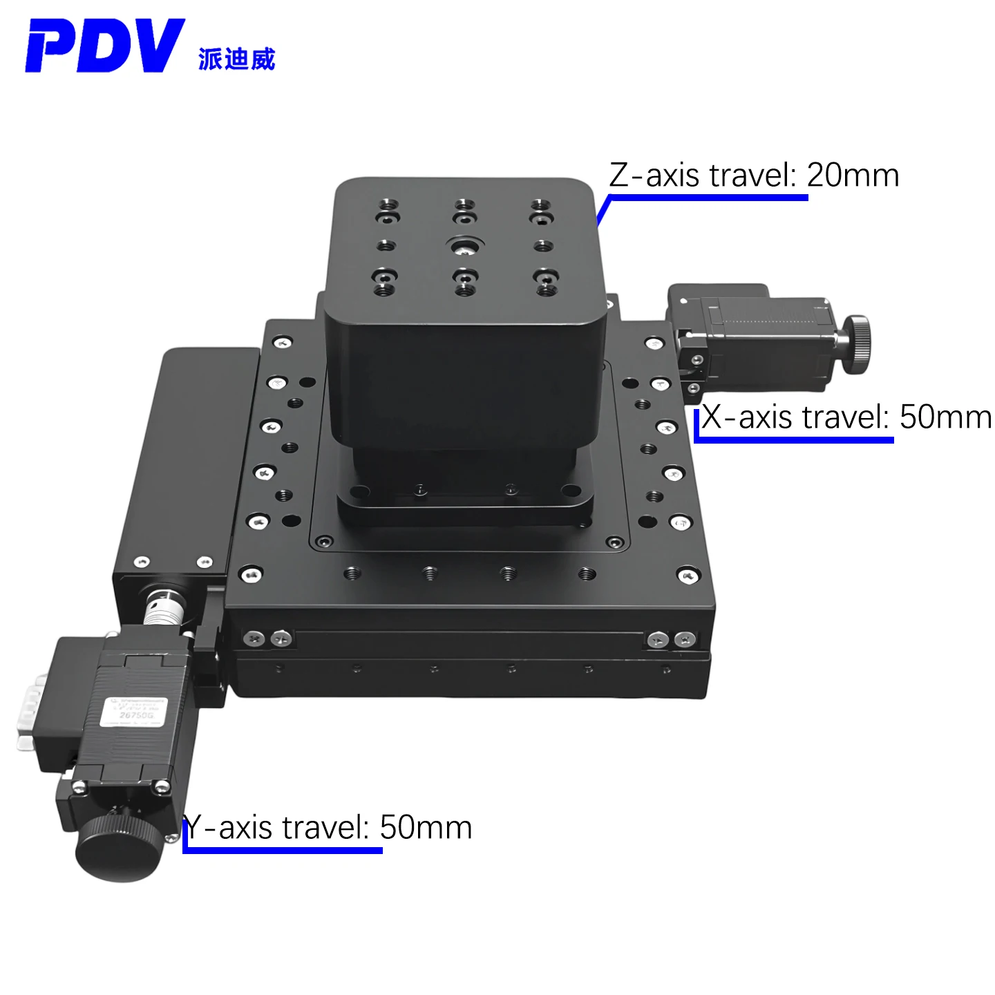 SN5020 Electric Three-Dimensional Displacement Elevating Platform - High-precision XYZ Three-Axis Adjustable Platform