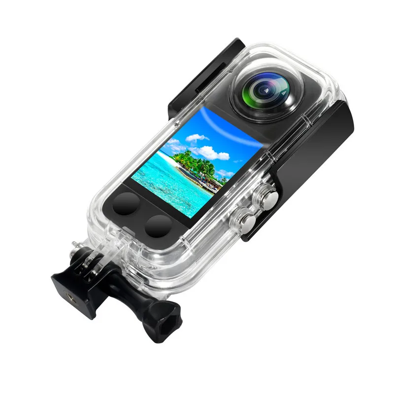 Funda impermeable para Insta360 ONE X3, caja de protección subacuática, carcasa de buceo, marco de protección 360, accesorios de cámara panorámica, 40M