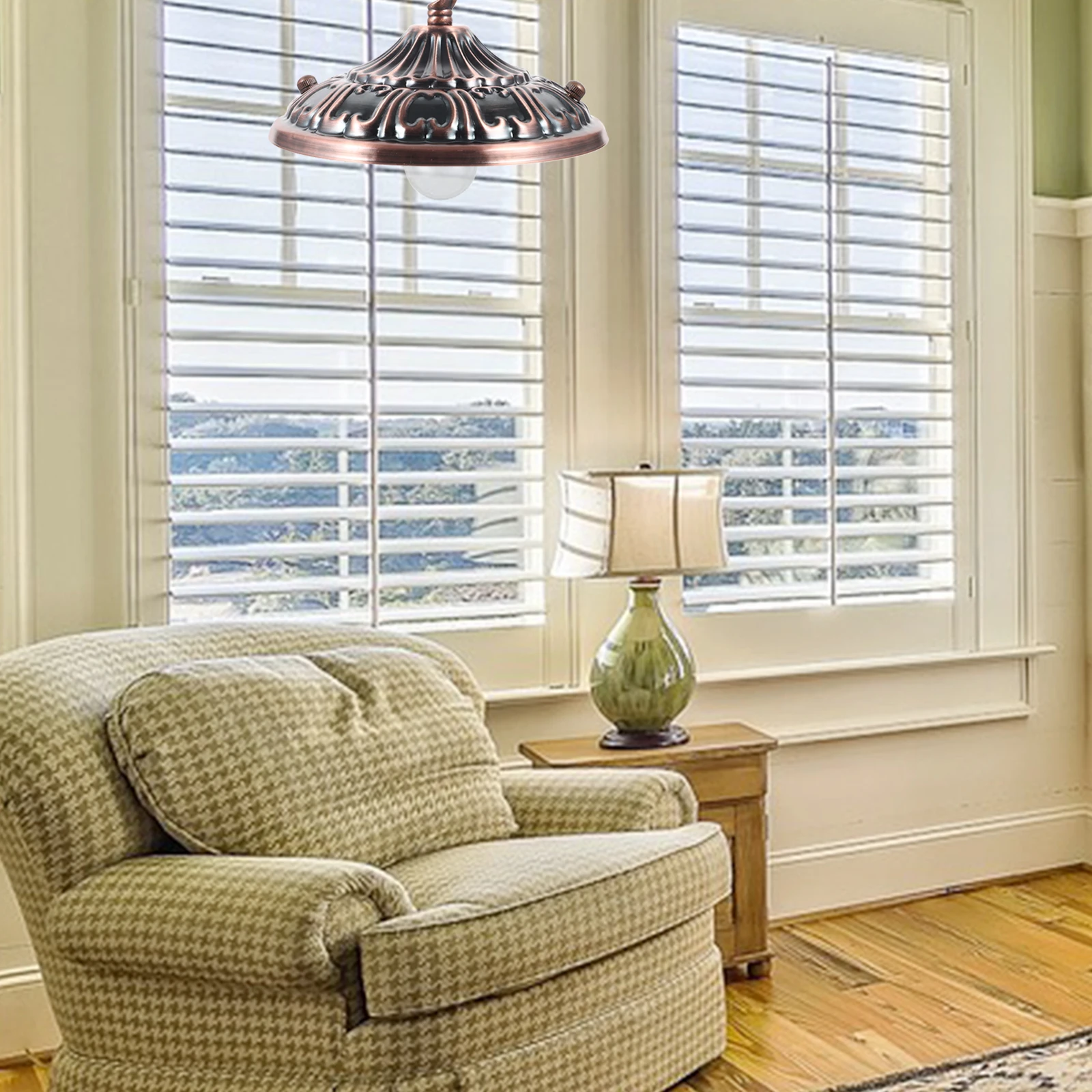 

Light Fixture Mounting Plate Chandelier Canopy Cover in Color Heavy Duty Iron Build Easy to Install for Home Decor