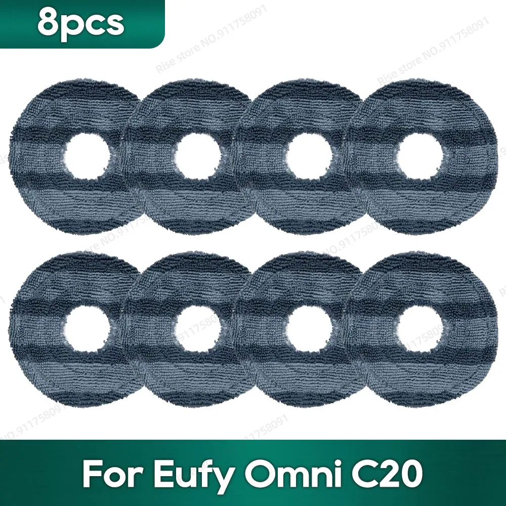 Compatibel voor Eufy Omni C20 Accessoires Stofzak Hepa Filter Roller Zijborstel Mop Doek Reserveonderdelen