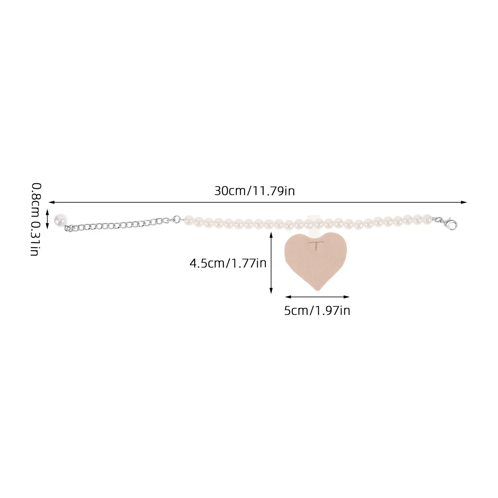1Pair French Style High Heel Chain Adjustable Buckle Non-Slip Pearl Shoe Clip Charm Decorative Shoe Accessories Women