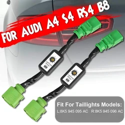 Auto Tail Light Dynamic Turn Signal Indicator LED Taillight Add-on Module Cable Wire Harnes For Audi A4 S4 RS4 B8 2013 2014 2015