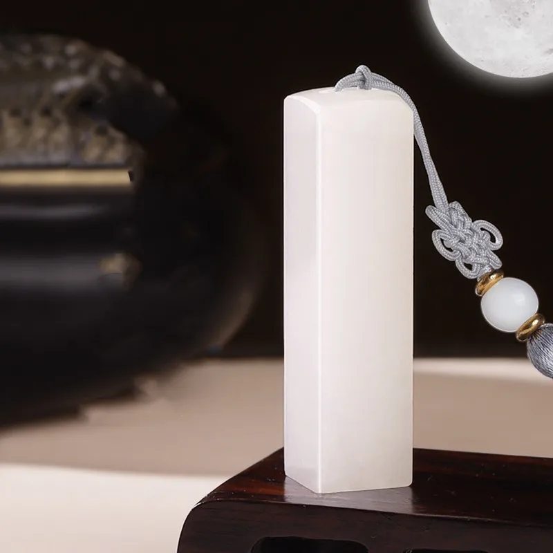 

Штамп из белого камня под заказ, штамп из нефрита, серого, синего цвета, печать с именем китайского иероглифа, резьба своими руками, китайский подарок