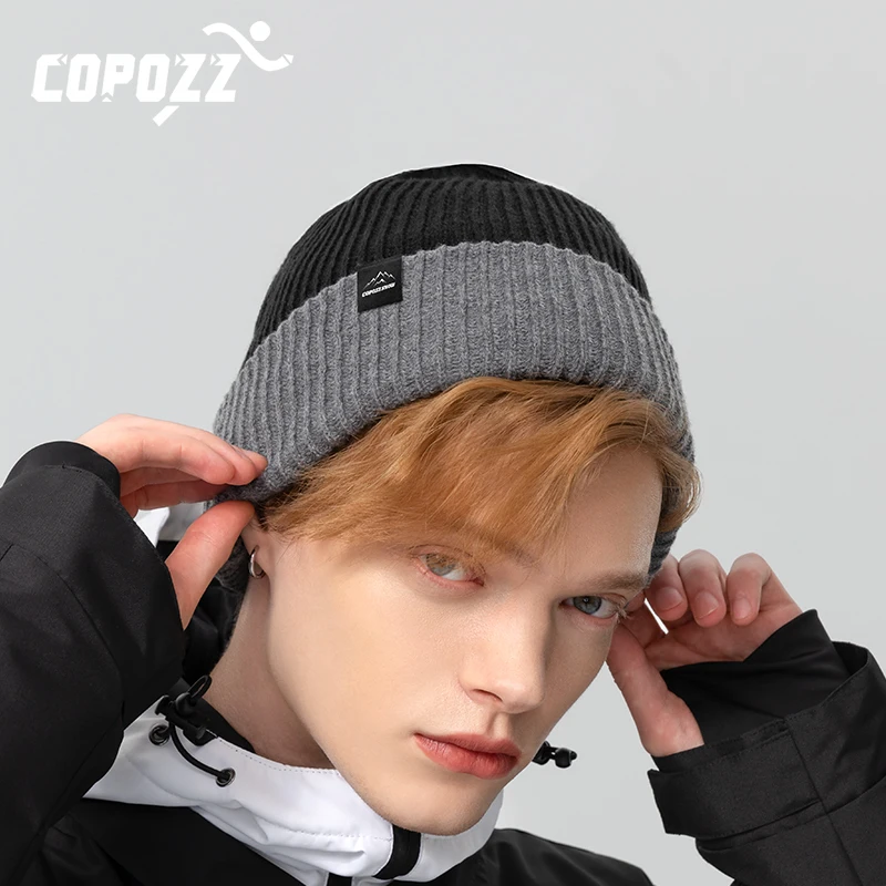 Winter Ballnoon Ski Hat Warm Woolen Caps For Men Hats Female Beanies Skullies Quality Gorros Hombre Snowboard Cap Gorros De Lana