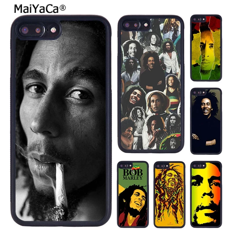 MaiYaCa BOB MARLEYS JAMAICAN Phone Case For iphone 16 15 14 XR XS 11 12 13 Pro MAX Plus coque Cover Shell