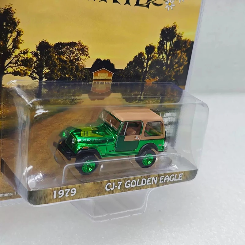 

Greenlight 1:64 Scale 1979 CJ - 7 Electroplated green Alloy Simulation Car Model Static Collection Souvenir Gift