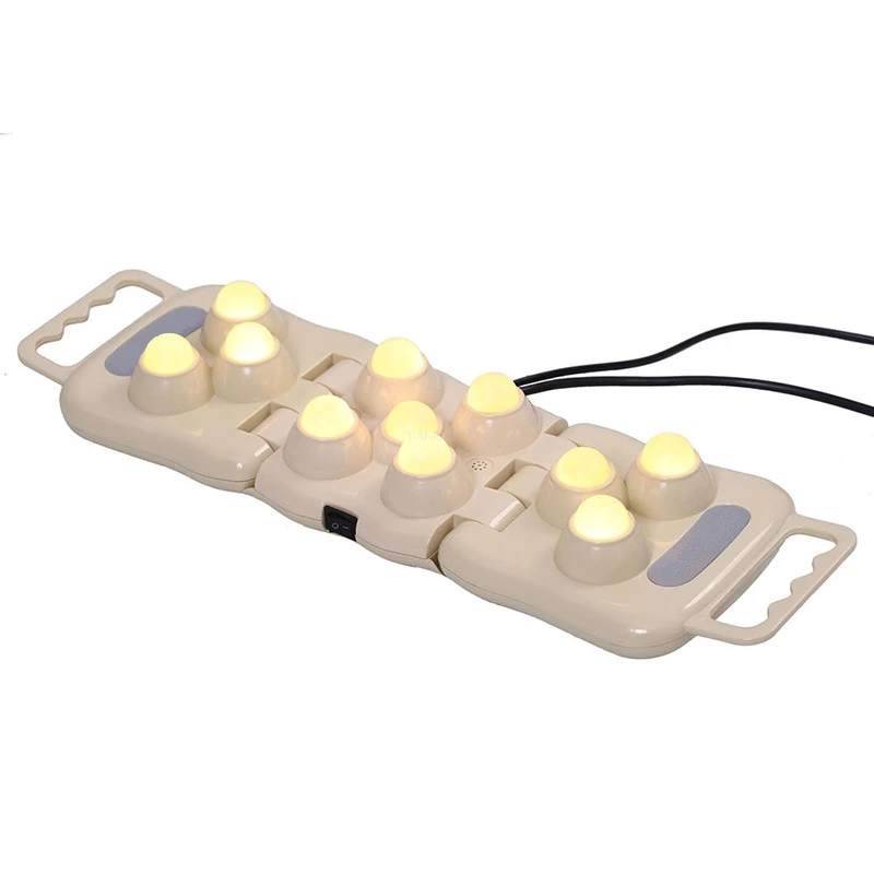 Warm jade physiotherapy head far infrared massager health care jade warm physiotherapy bed 11 balls