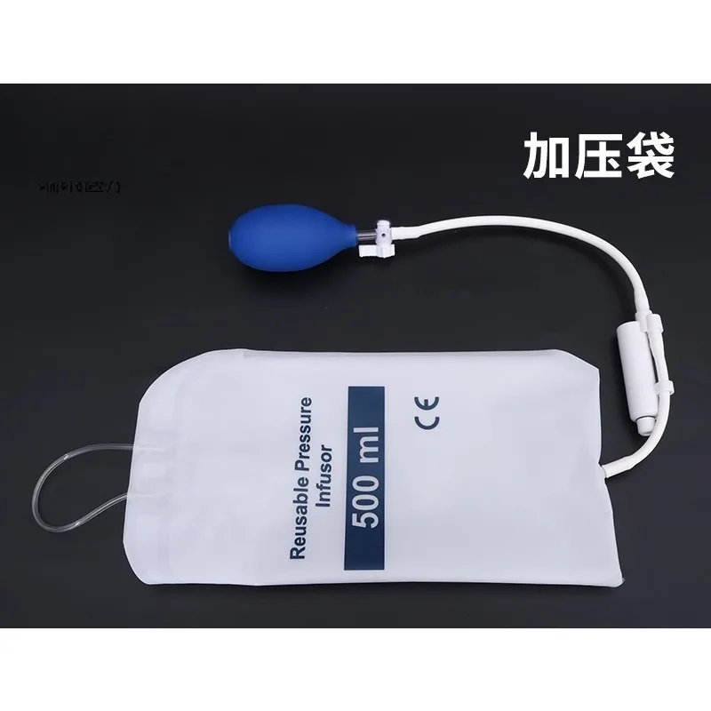 Disposable Infusion Pressure Bag Emergency Fluid Pressure Infuser Bag For Surgical First Aid Rescue