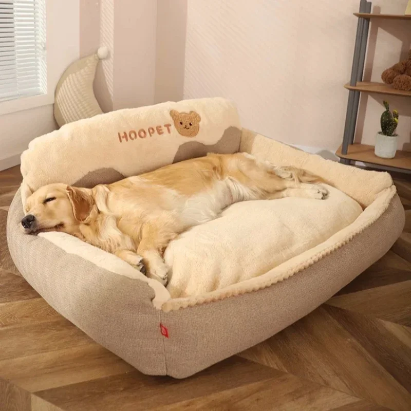 

Winter Dog Bed Cat Bed Dog Pet Bed Kennel Non-Slip Warm Small Dog Kennel Sleeping Soft Puppy Cushion Cat Supplies Pet Mat