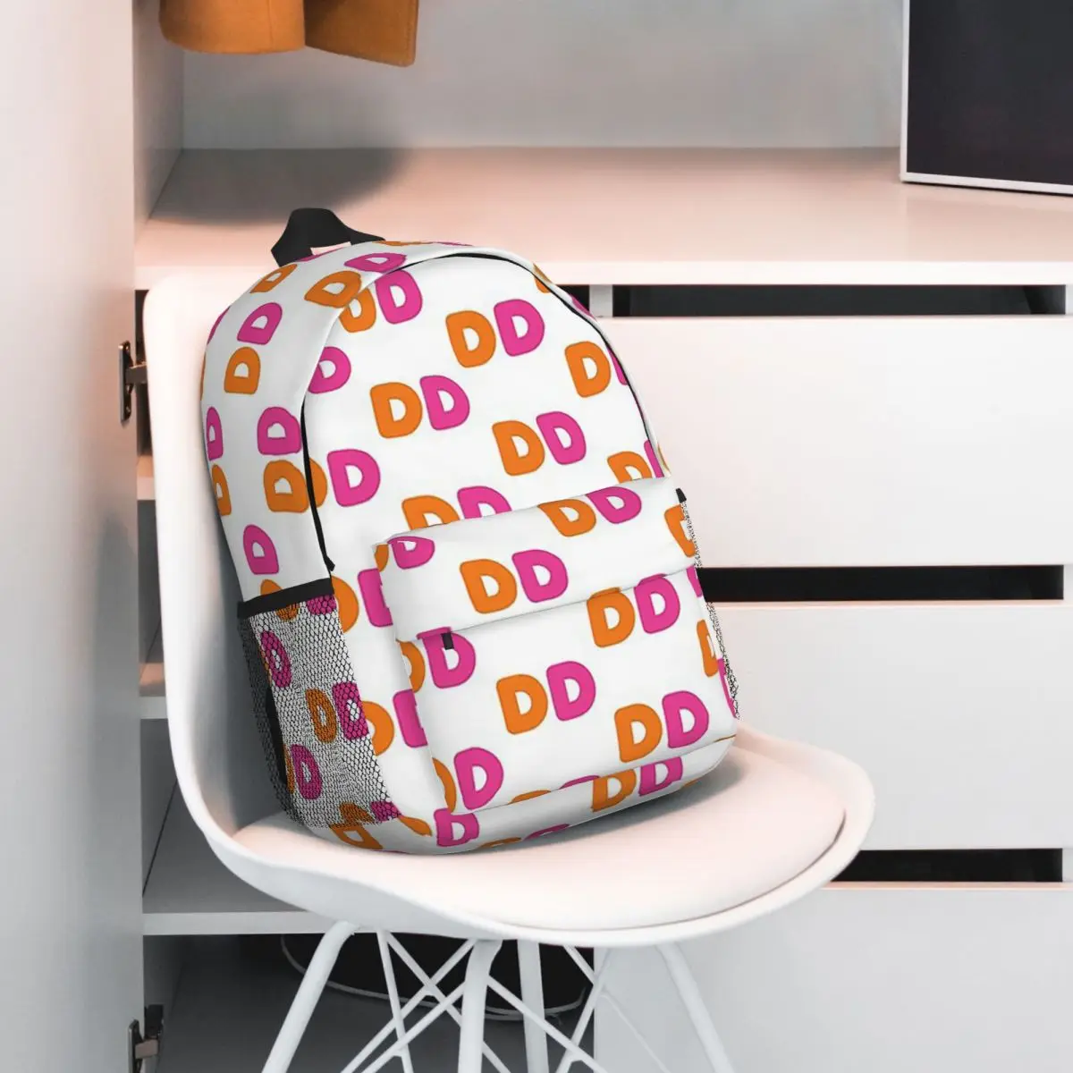 I Love Dunkin Donuts Backpacks Teenager Bookbag Casual Students School Bags Travel Rucksack Shoulder Bag Large Capacity