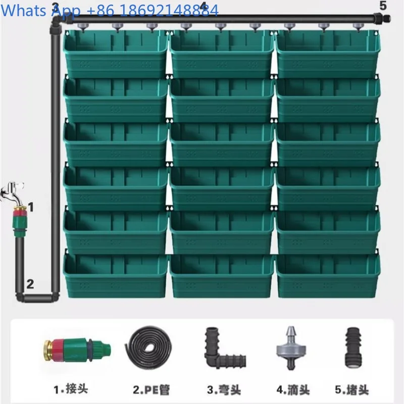 

Plant Wall Box Vertical Greening Flower Pot Outdoor Three-Dimensional Engineering Wall-Mounted Enclosure Planting Box