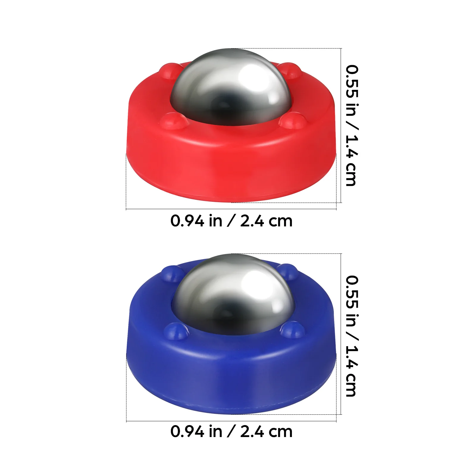 16 stks Zand Hockey Rollende Kralen Premium Plastic Staal Voor Tafel Shuffleboard Vervanging Tafelblad Accessoires Leuke Familie