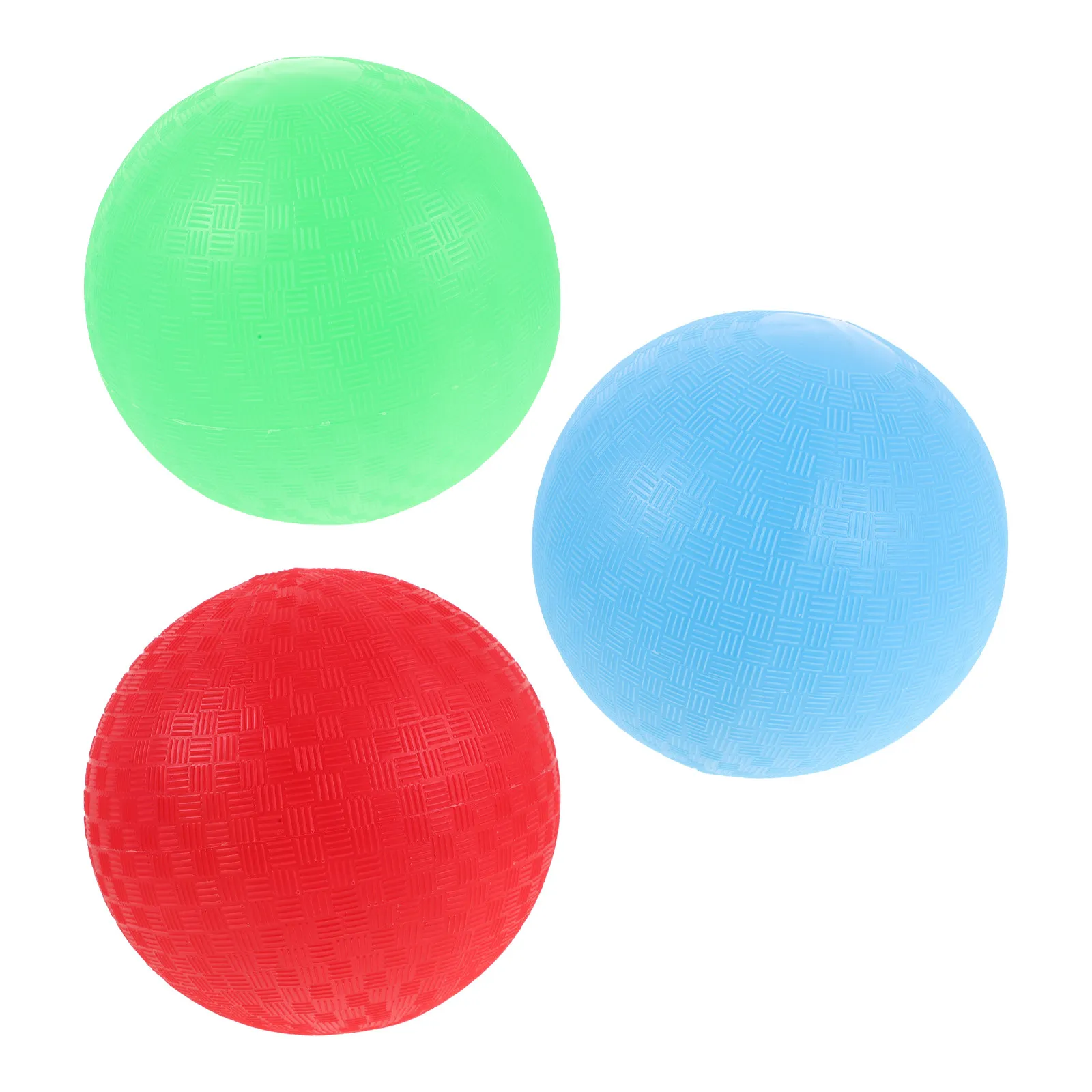 

3Pcs PVC Playground Ball High Bounce Inflatable Balls for Outdoor Sports Games Kickball Dodgeball Beach Party and Kids Exercise