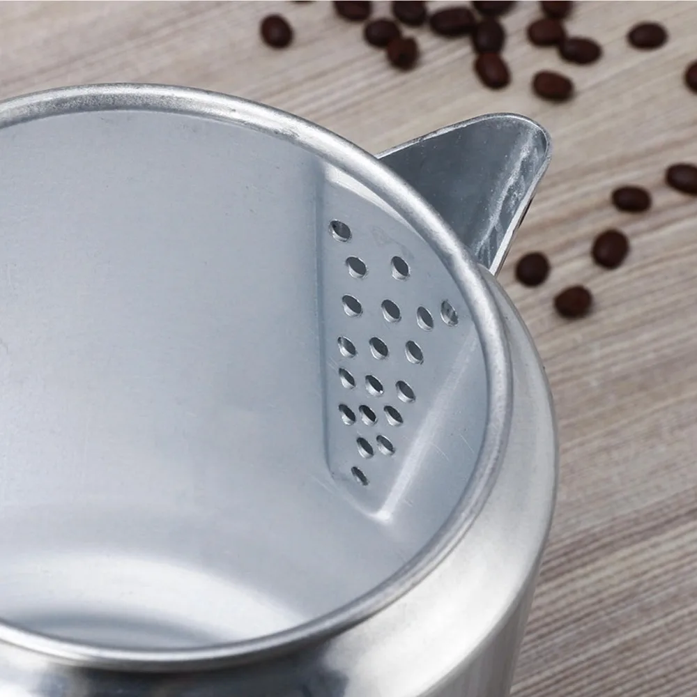 3L Capacity Tea Kettle V Shaped Spout Fast Heat Conduction Coffee Kettle With Lid Aluminum Alloy Coffee Percolator Pot