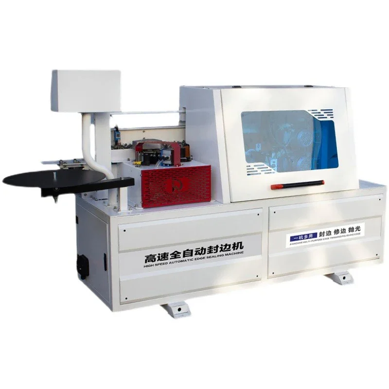 DW-1800GF Automatic Woodworking Edge Sealing Machine Multi-function Furniture Bander For Glue Coating Cutting Polishing Scraping