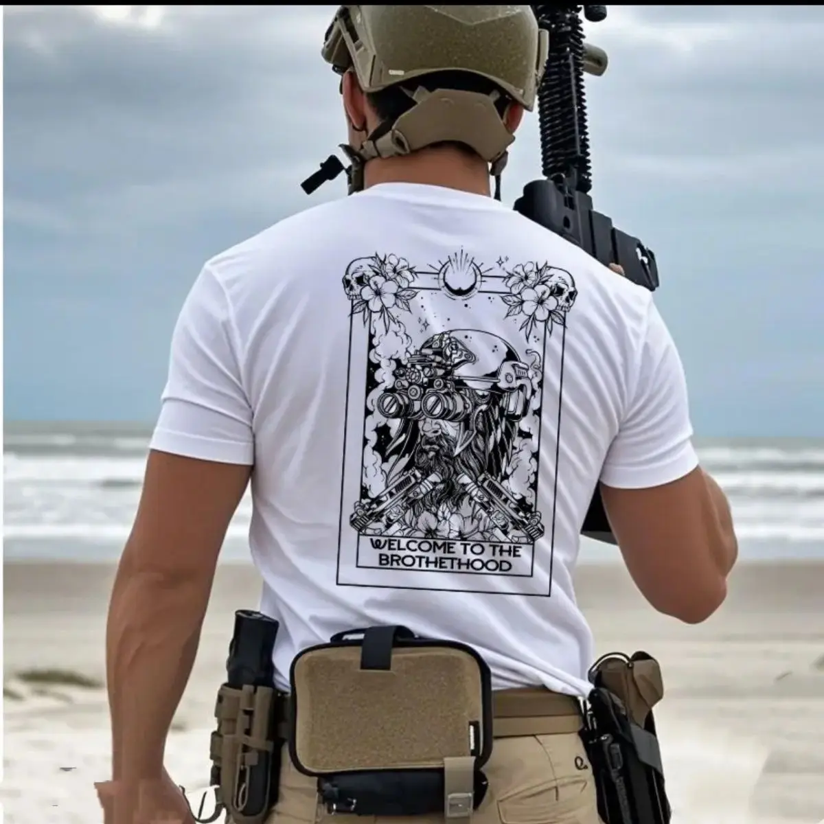 T-shirt à manches courtes en coton pour hommes et femmes, collection été 2026, pour les passionnés d'histoire militaire, avec motif « Les cicatrices te rappellent que tu es en vie »