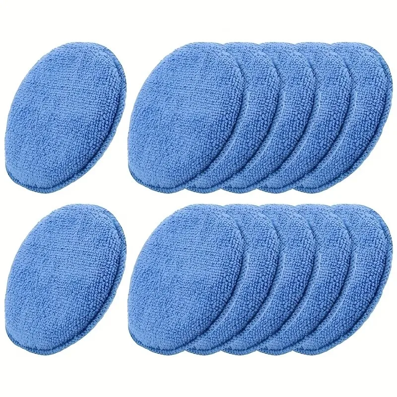 25 pcs Waxing Applicator Pads, Lint Free Material, Waxing Buffing Care Car Auto Detailing, Gentle On Surfaces