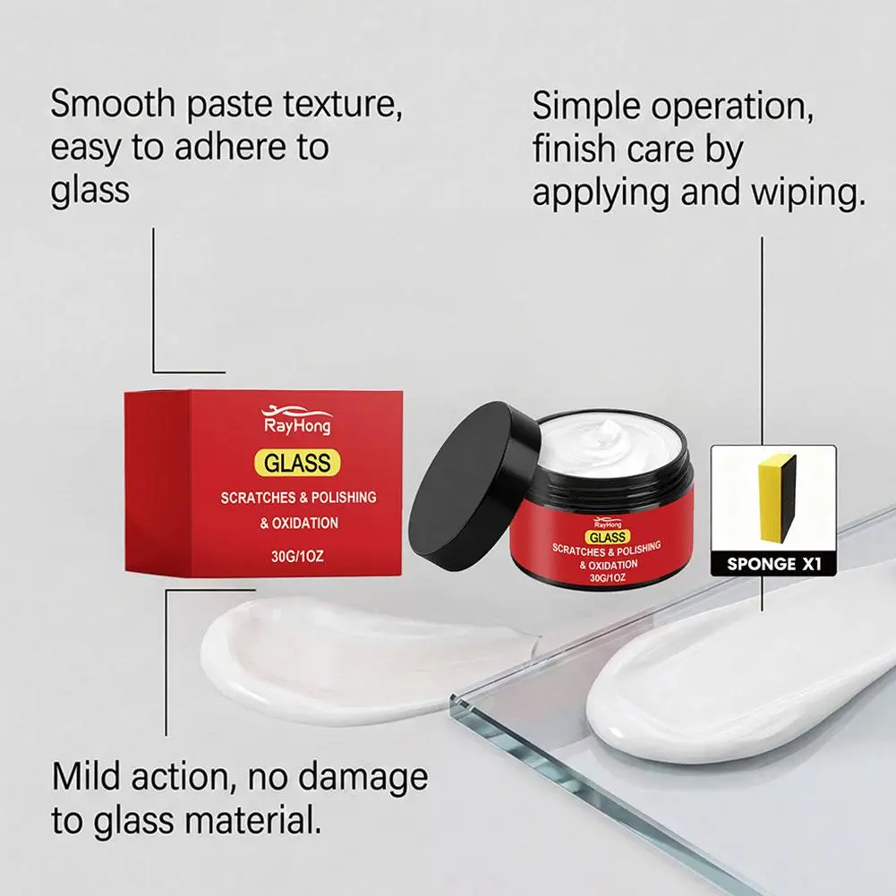 Car Windshield Scratch Repair Wax Eyeglass Scratch Repair Wax Lens Polishing Agent Paint Surface Windshield Repair Tool