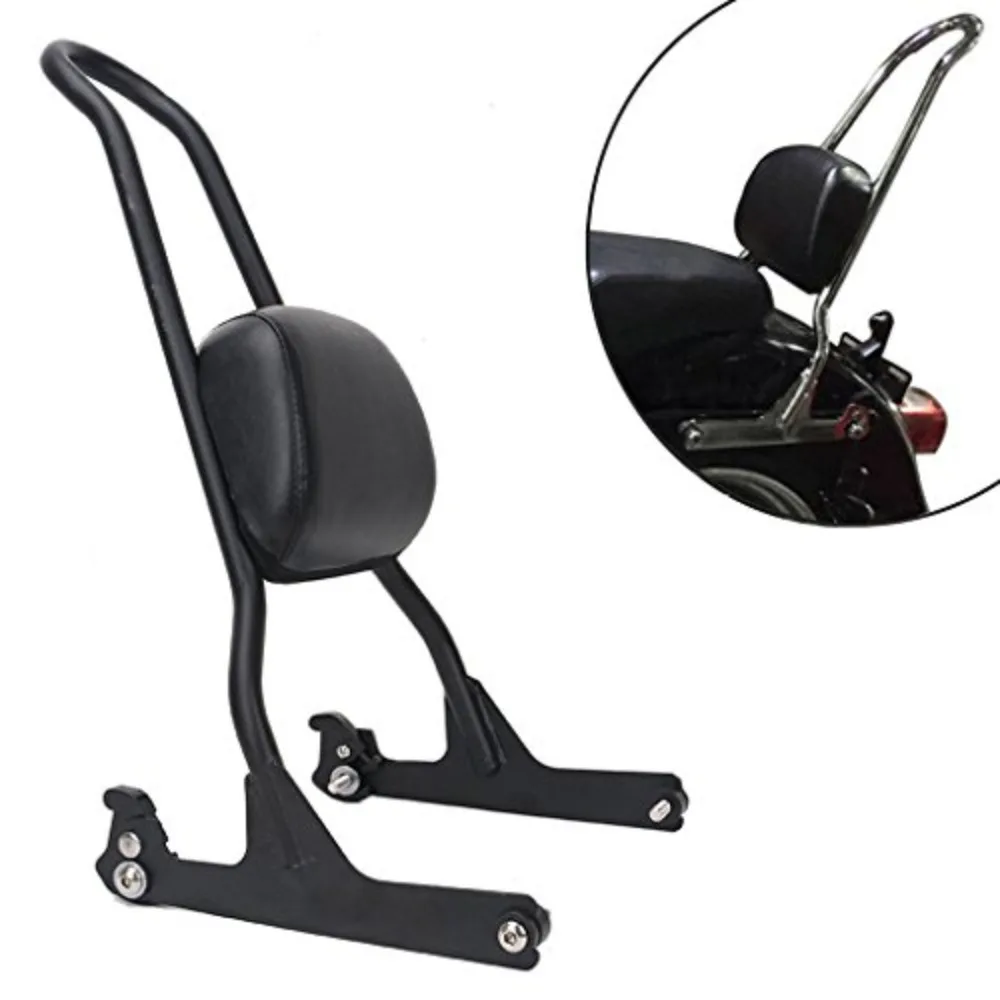 Motorcycle Deatachable Passenger Rear Sissy Bar Backrest For Harley Softail Fatboy FLSTFB FLSTF Night Train Cross Bones 07-17