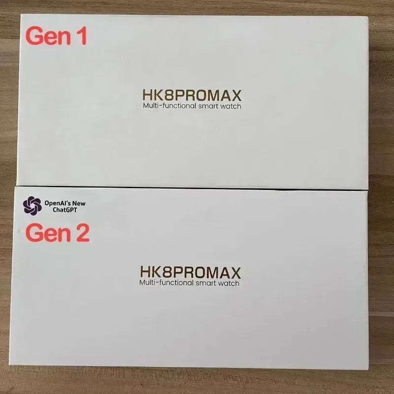 2025 جديد وأصلي HK8 Pro Max Ultra Gen2 AMOLED Smartwatch الرجال 49 مللي متر شاشة Series8 NFC صوت مساعد البوصلة الرياضة