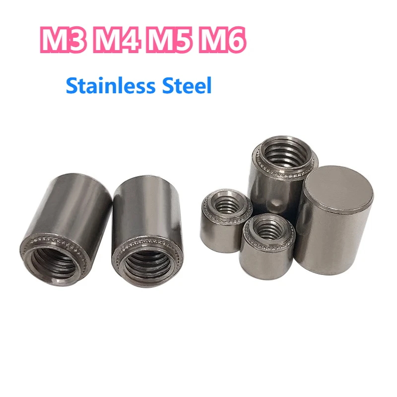 Remache de acero inoxidable, inserto autoadhesivo, prensa de tuerca, columna de tuerca de remache, columna de tuerca impermeable, sellado de extremo ciego M3 M4 M5 M6