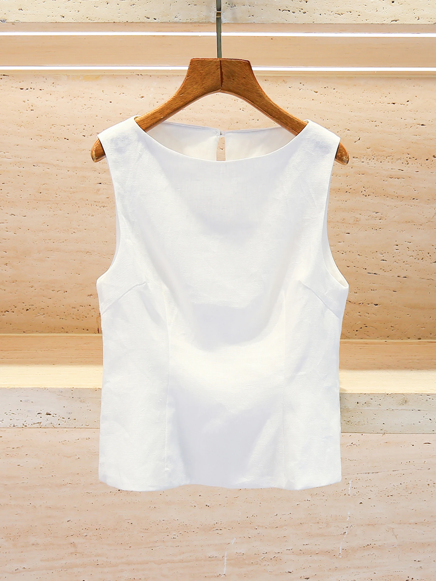 Lässiges Weste-Top- und Rock-Set für Damen, Faion, Frühling, Sommer, Polyesterfaser, Reißverschluss, rund, zweiteiliges Set für Kinder im Alter von 25–35 Jahren