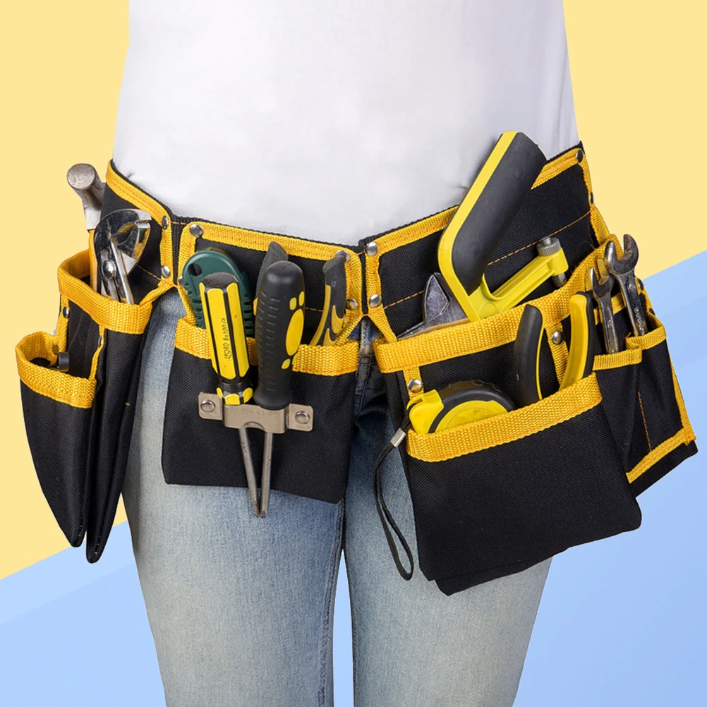 

Thickened Waist Bag Large Capacity Tool Multi-functional Storage Holder Utility Pouch High Oxford Cloth Pocket Organizer