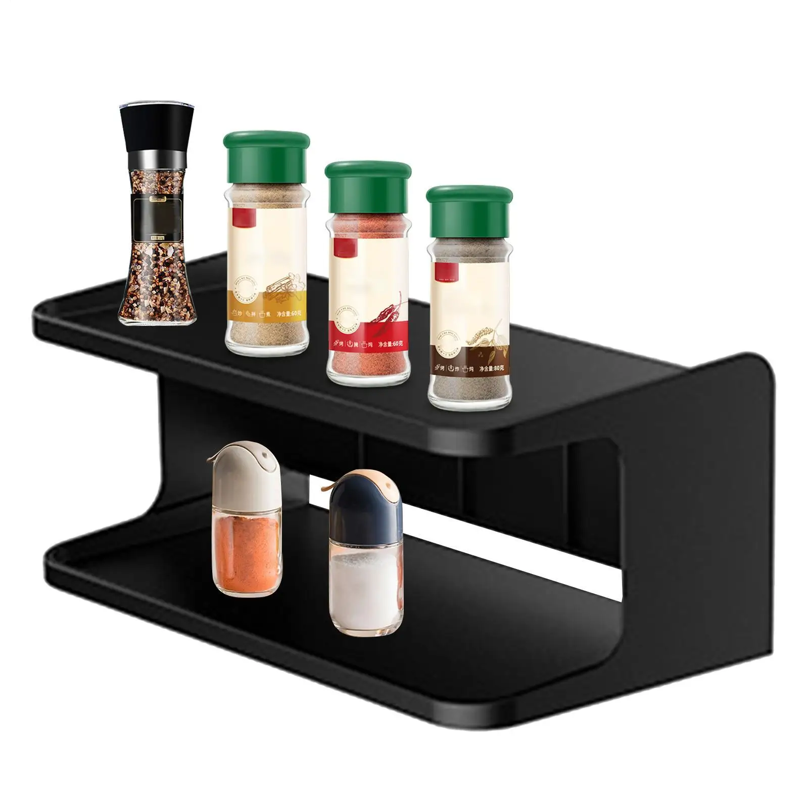 Universal Bedside Wall Shelf Wall Mount Floating Nightstand Double Layer Bedside Shelves Multifunctional Wall Storage Shelves