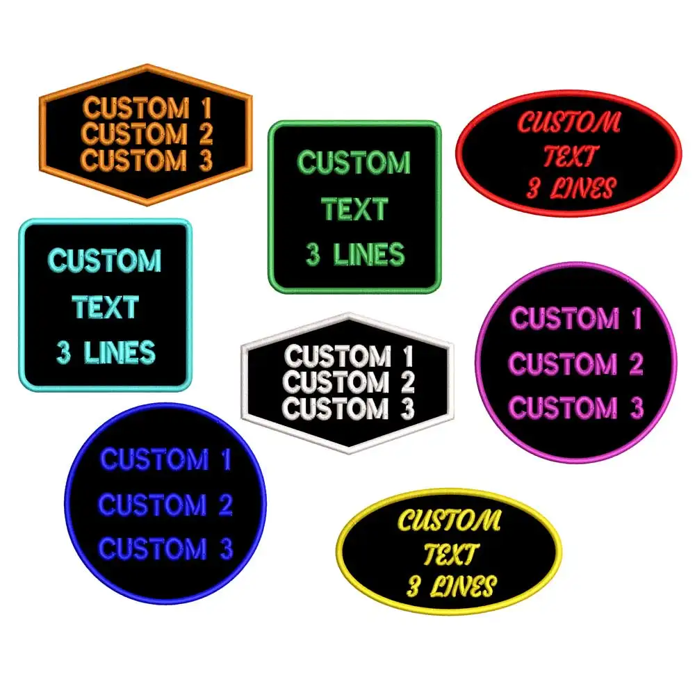 Parche bordado con respaldo de bucle para planchar y personalizar - imagen 4