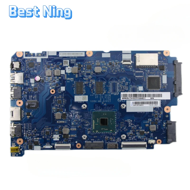 

For Lenovo IdeaPad 110-14IBR Laptop Motherboard NM-A805 Mainboard with CPU N3060 Tested Ok