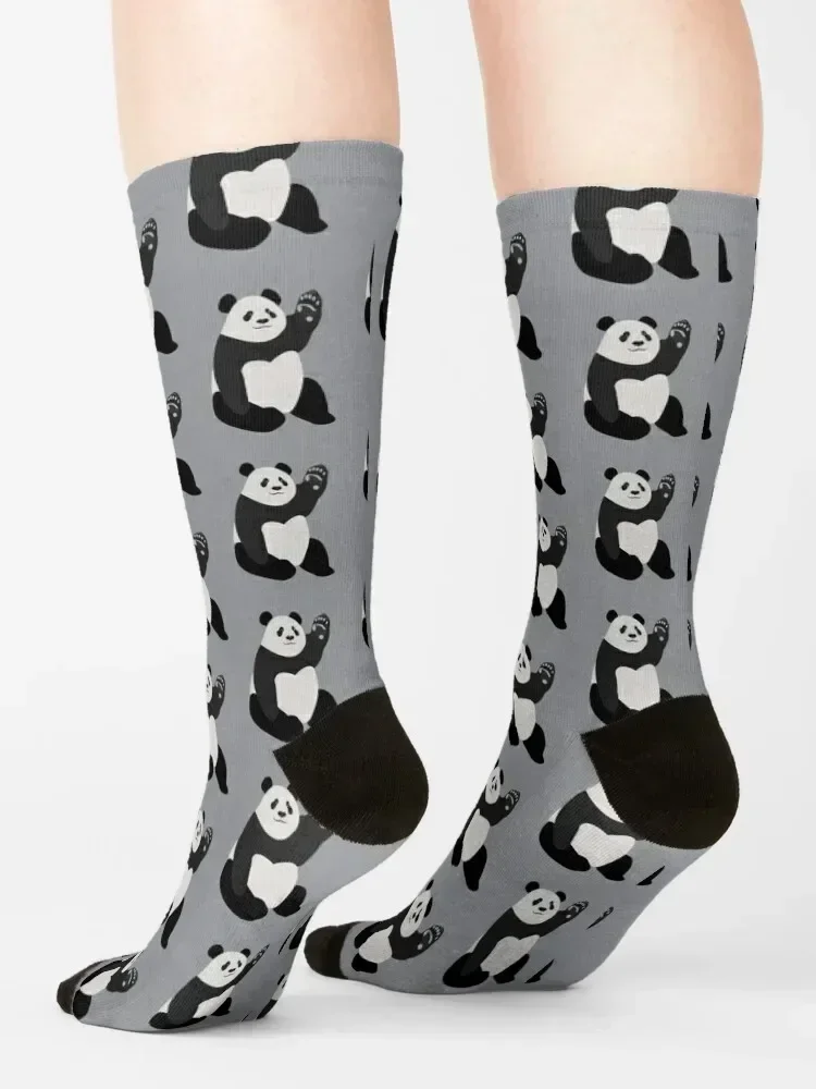 Waving Panda Socks new year gifts anti slip football christmas gifts Socks For Man Women's