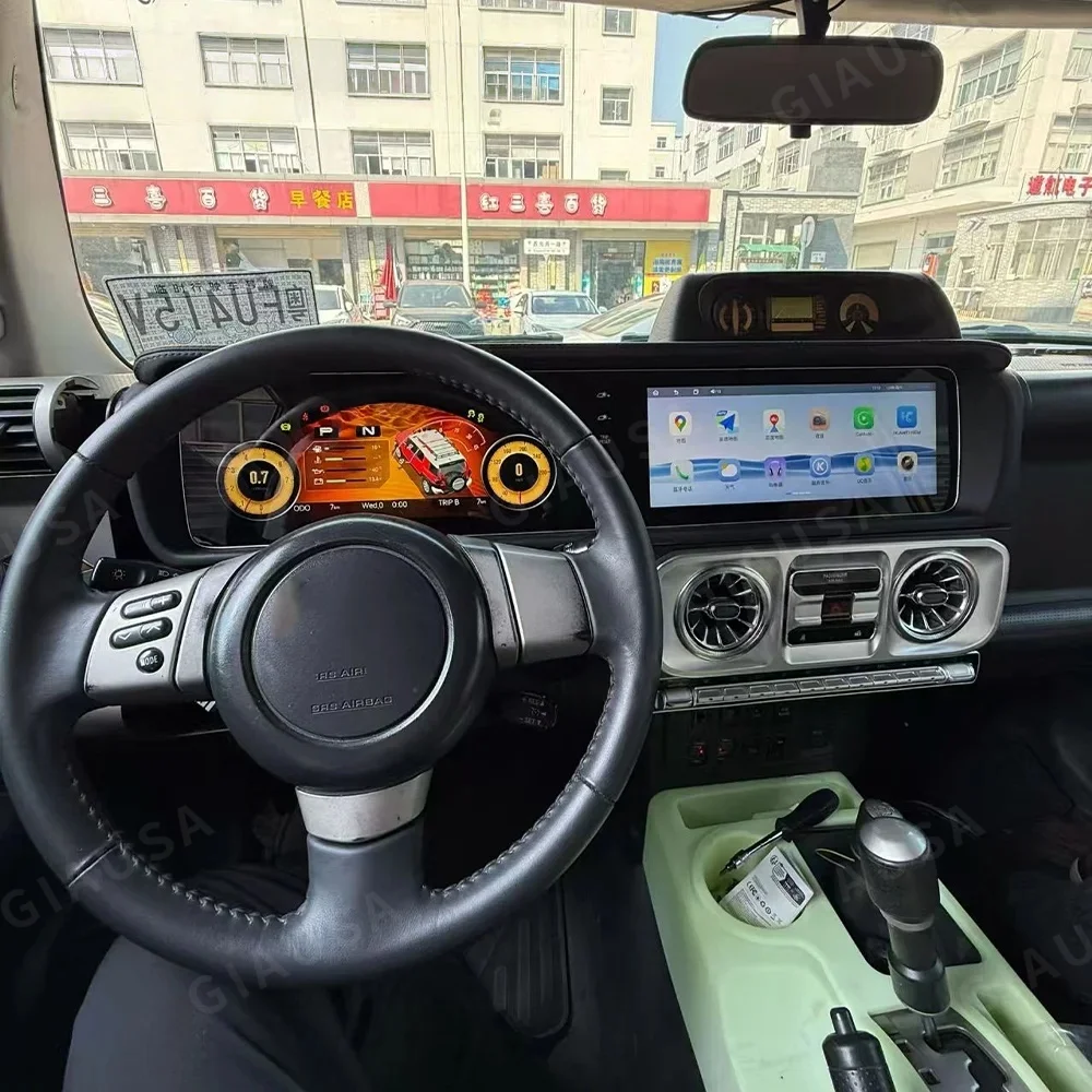 Long Screen Car Radio For Toyota Land Cruiser FJ 2007-2022 Carplay Car Multimedia Video Player Stereo Auto GPS Navigation Unit